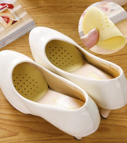 Silicone Anti-Slip Heel Pads for High Heels – Pain Relief Cushions for Women – Reusable Foot Insoles Inserts (2PCS)